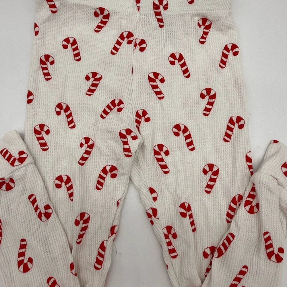 Caden Lane Christmas Candy Cane Print Pajama Pants